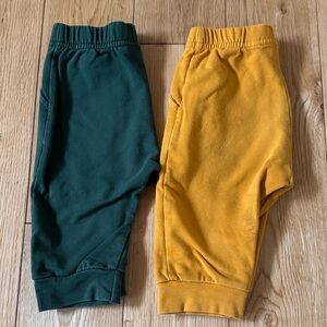 Kids' Green and Yellow Shorts